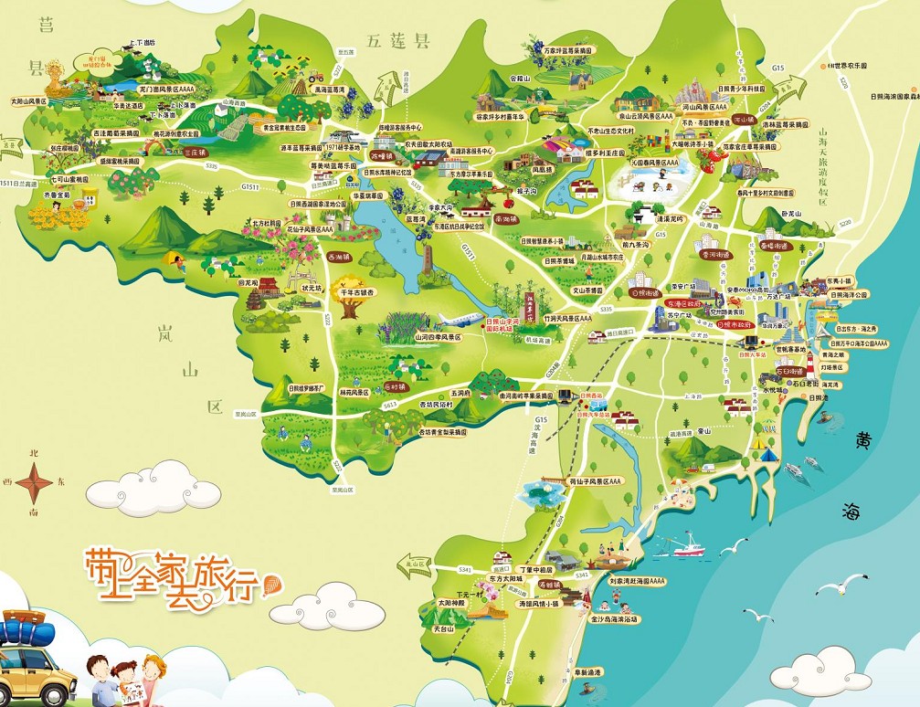 汉阴景区使用手绘地图给景区能带来什么好处？
